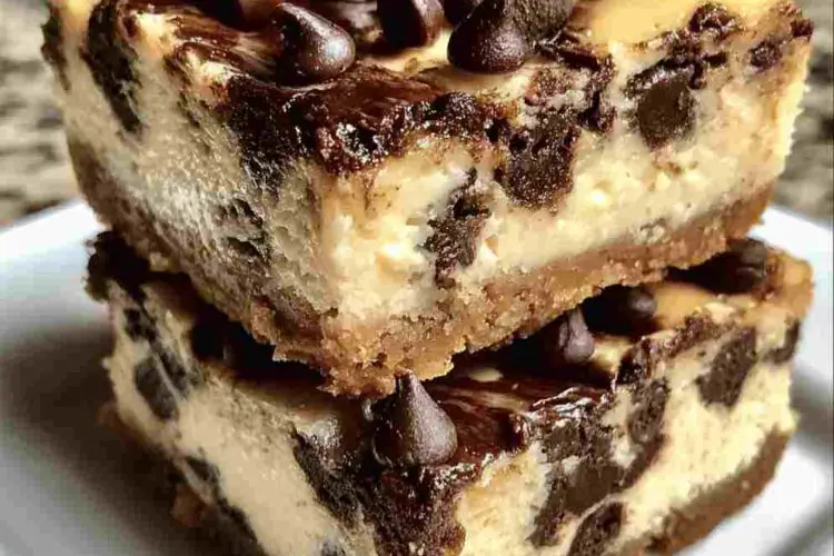 Chocolate Chip Cookie Cheesecake Bars