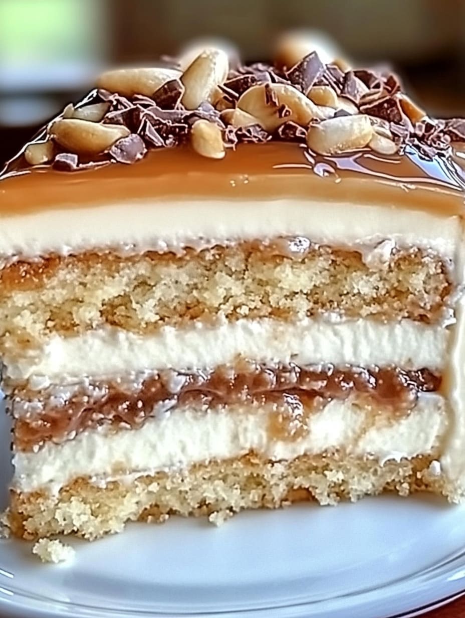 White German Chocolate Cake with Cheesecake Center