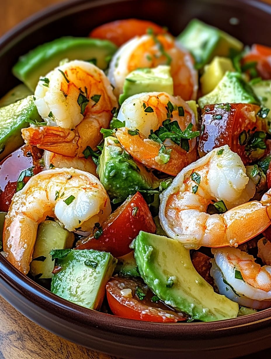 Zesty Lime Shrimp and Avocado Salad