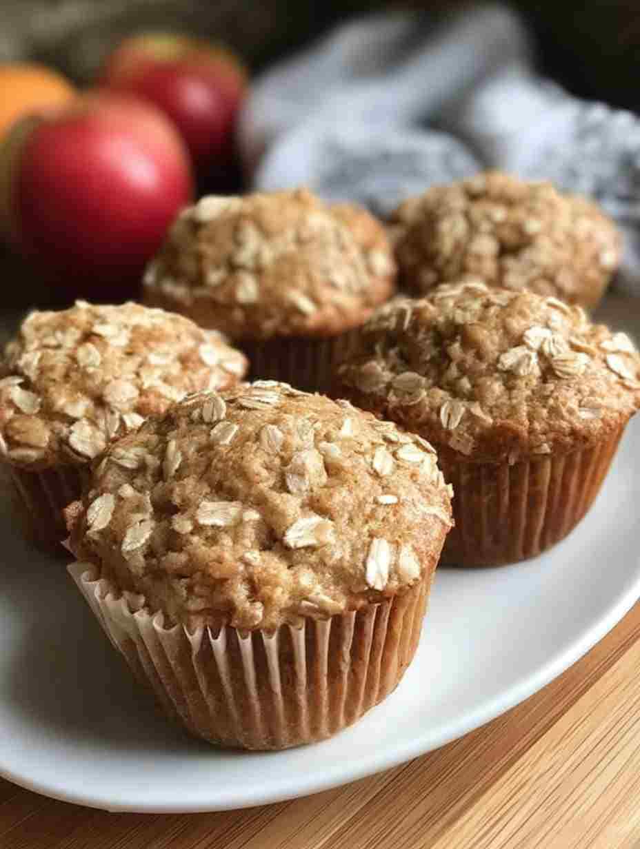 Applesauce Oatmeal Muffins Recipe