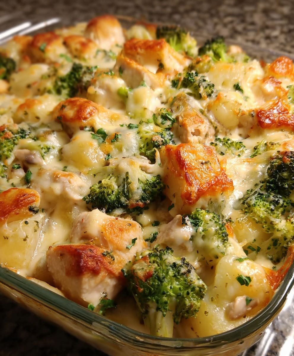 Baked Potato Chicken and Broccoli Casserole