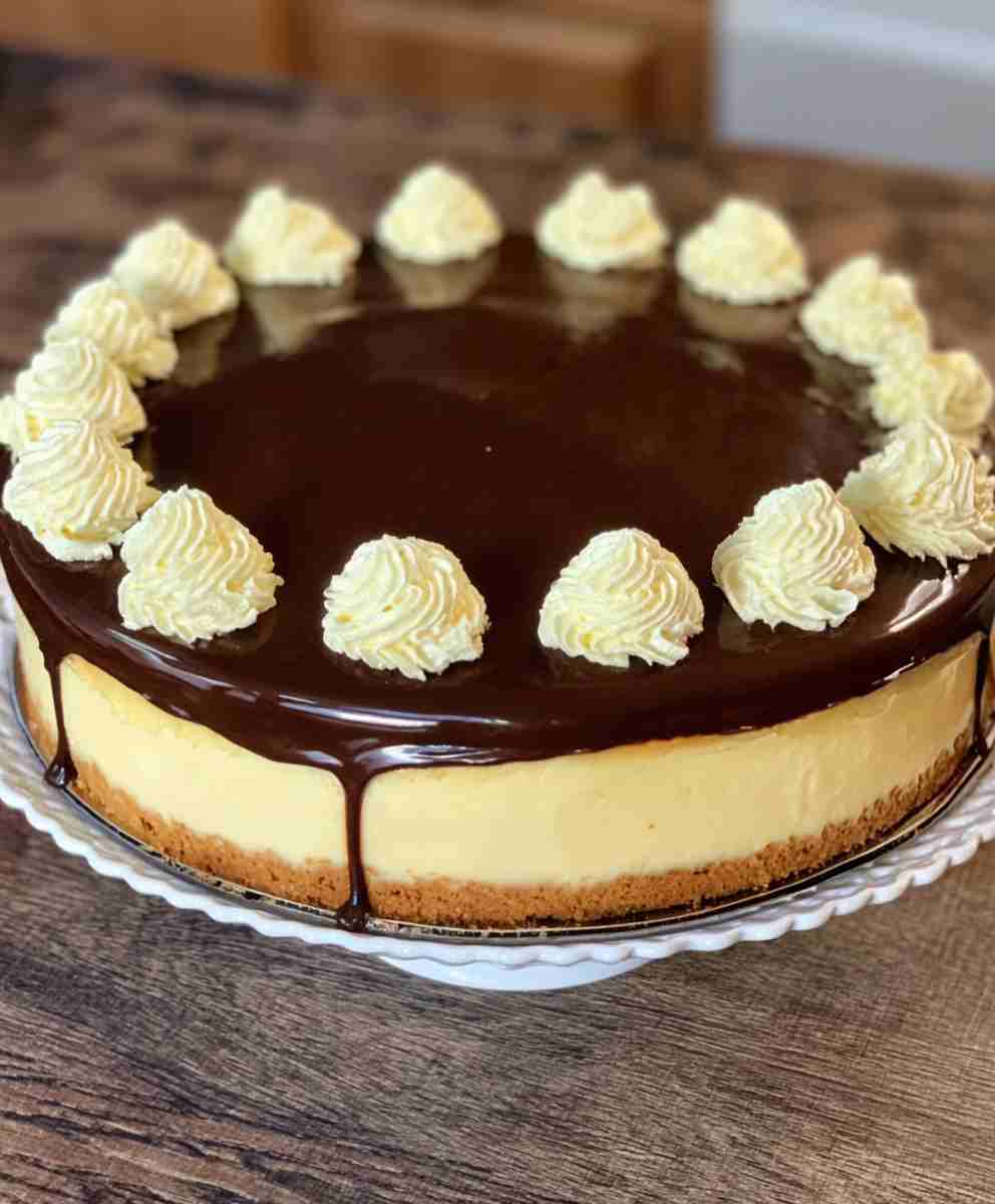 Boston Cream Pie Cheesecake Recipe Decadent Dessert