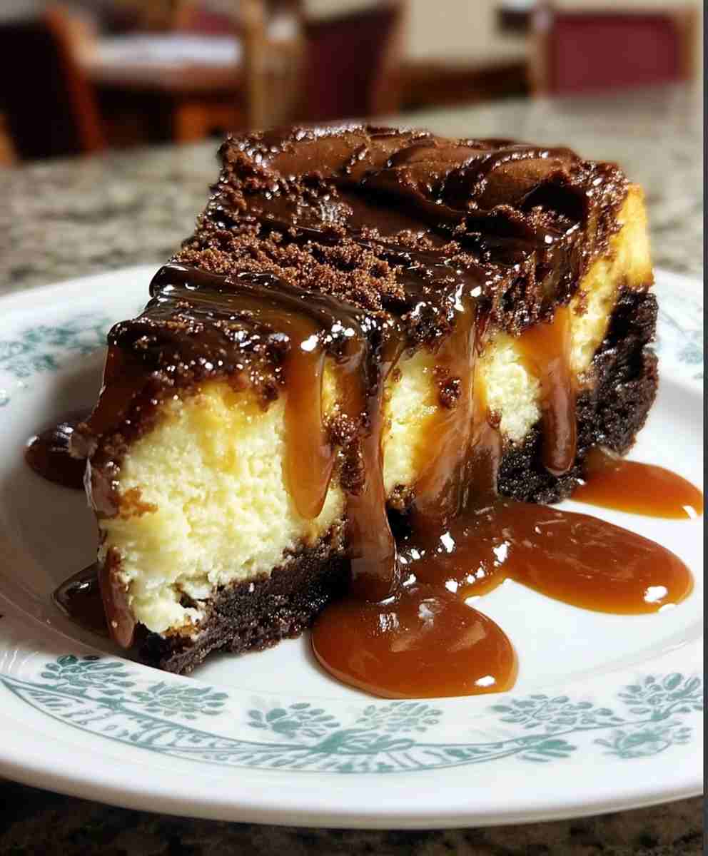 Caramel Brownie Cheesecake Decadent Dessert Recipe