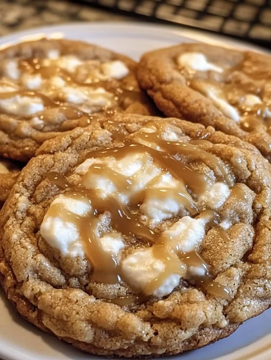 Caramel Cheesecake Cookies