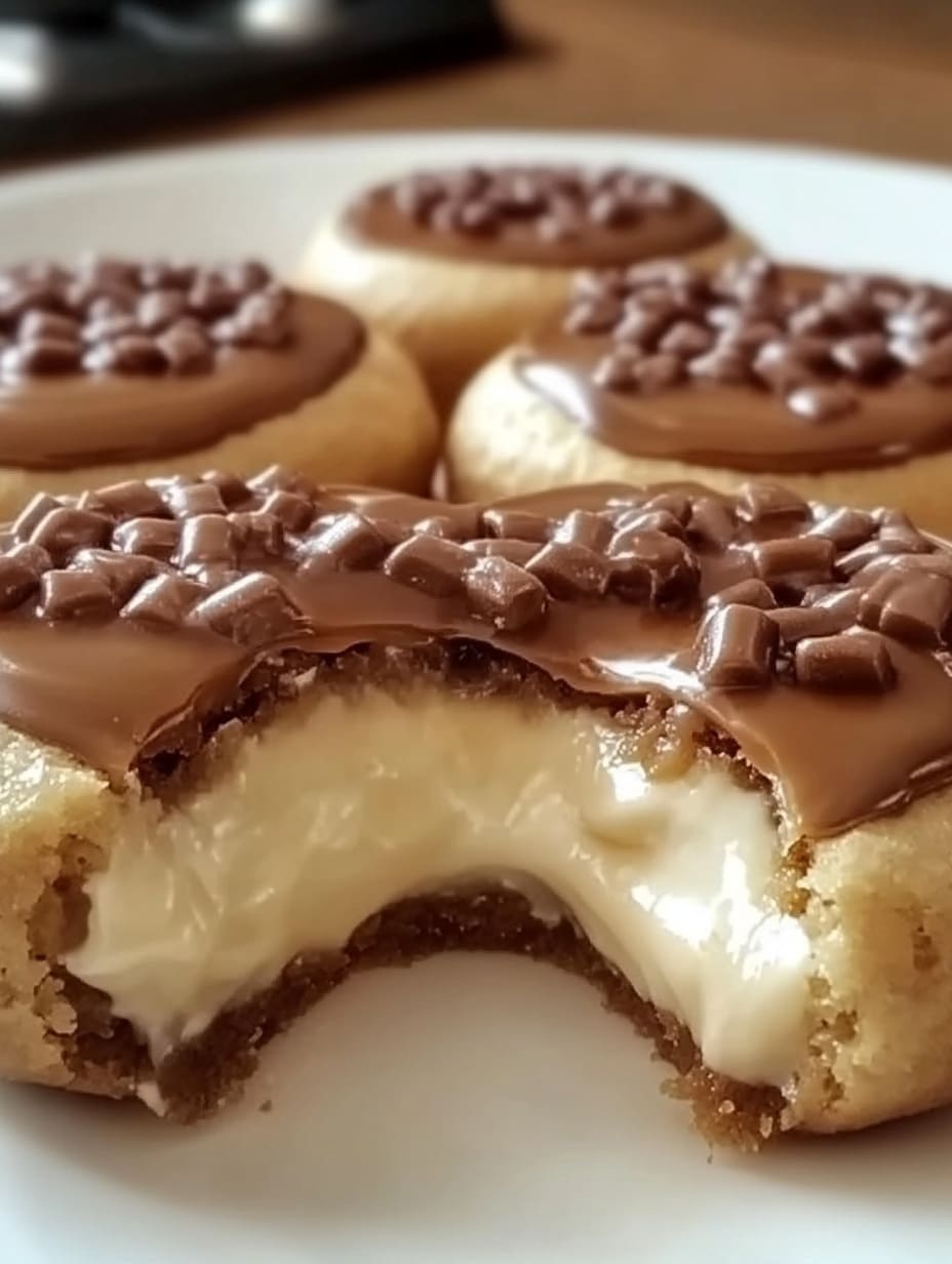 Caramel Cheesecake Cookies