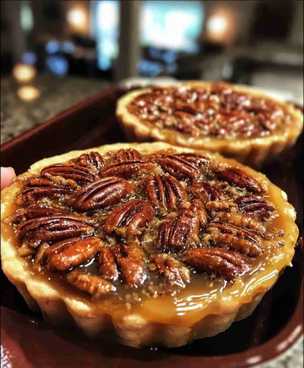 Caramel Pecan Impossible Pies Easy Mini Dessert