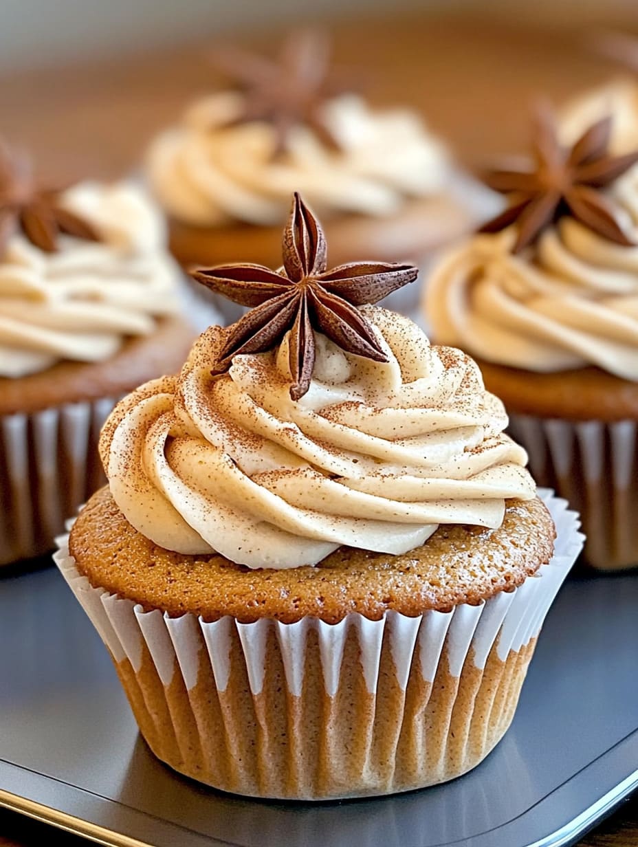Chai Cupcakes with Cream Cheese Frosting – Easy Fall Dessert