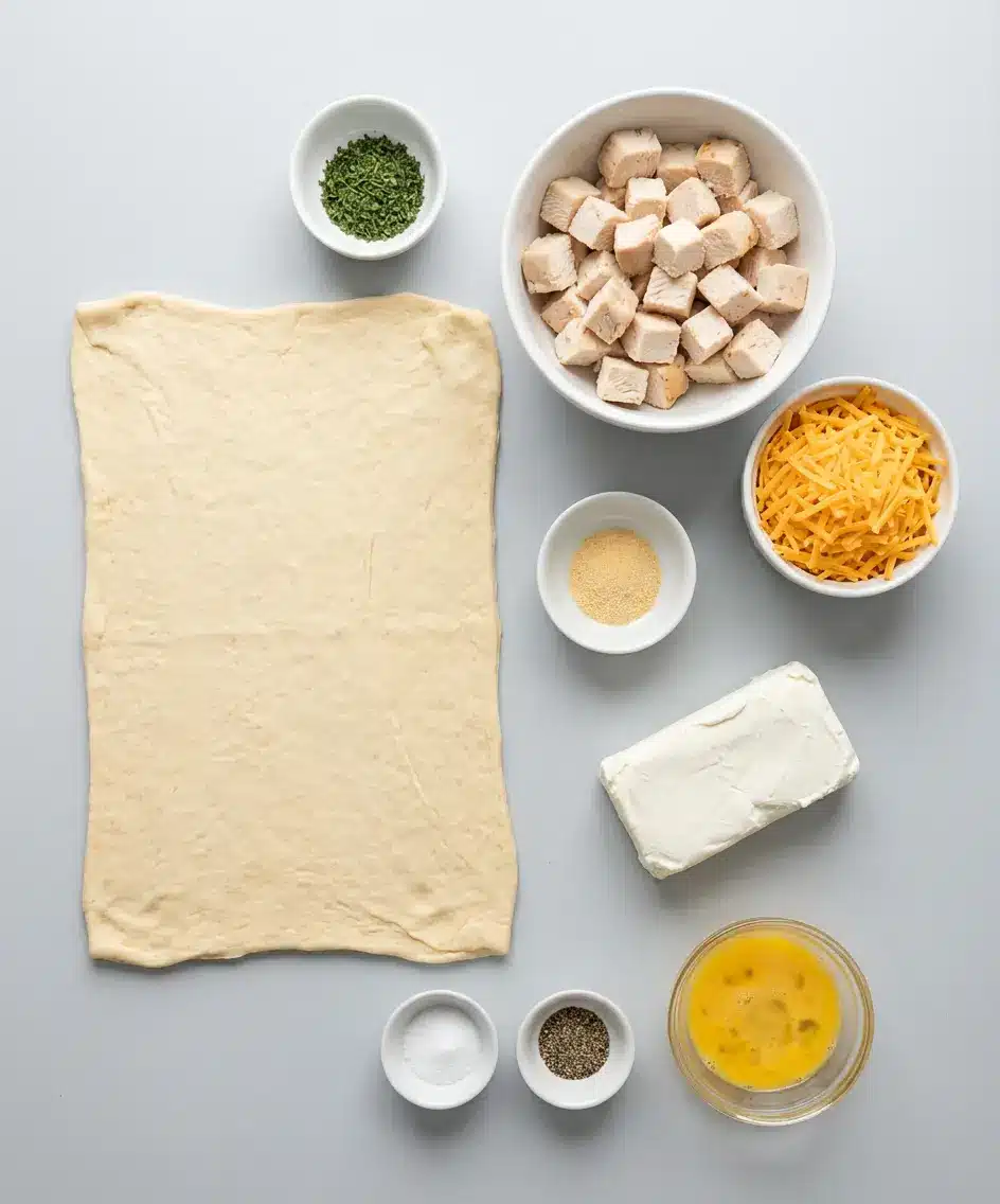 Cheesy Chicken Crescent Rolls Quick Family Dinner ingredients