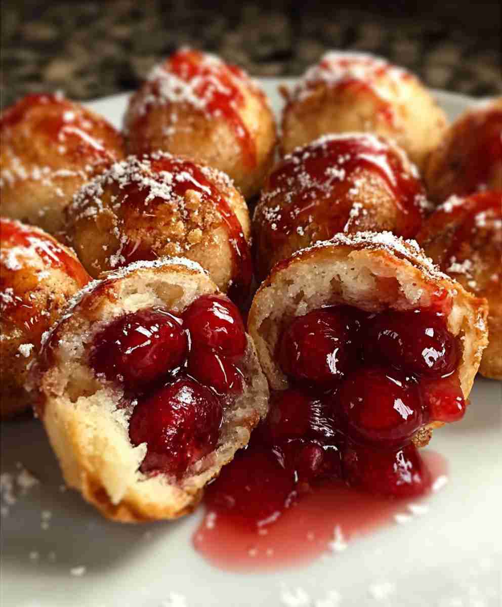 Cherry Pie Bombs Easy Crescent Roll Dessert Bites