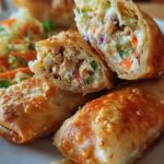 Chicken Coleslaw Egg Rolls