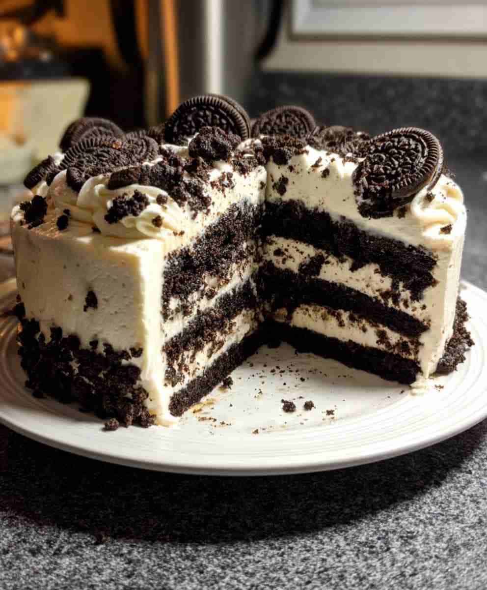 Cookies and Cream Oreo Cake Recipe