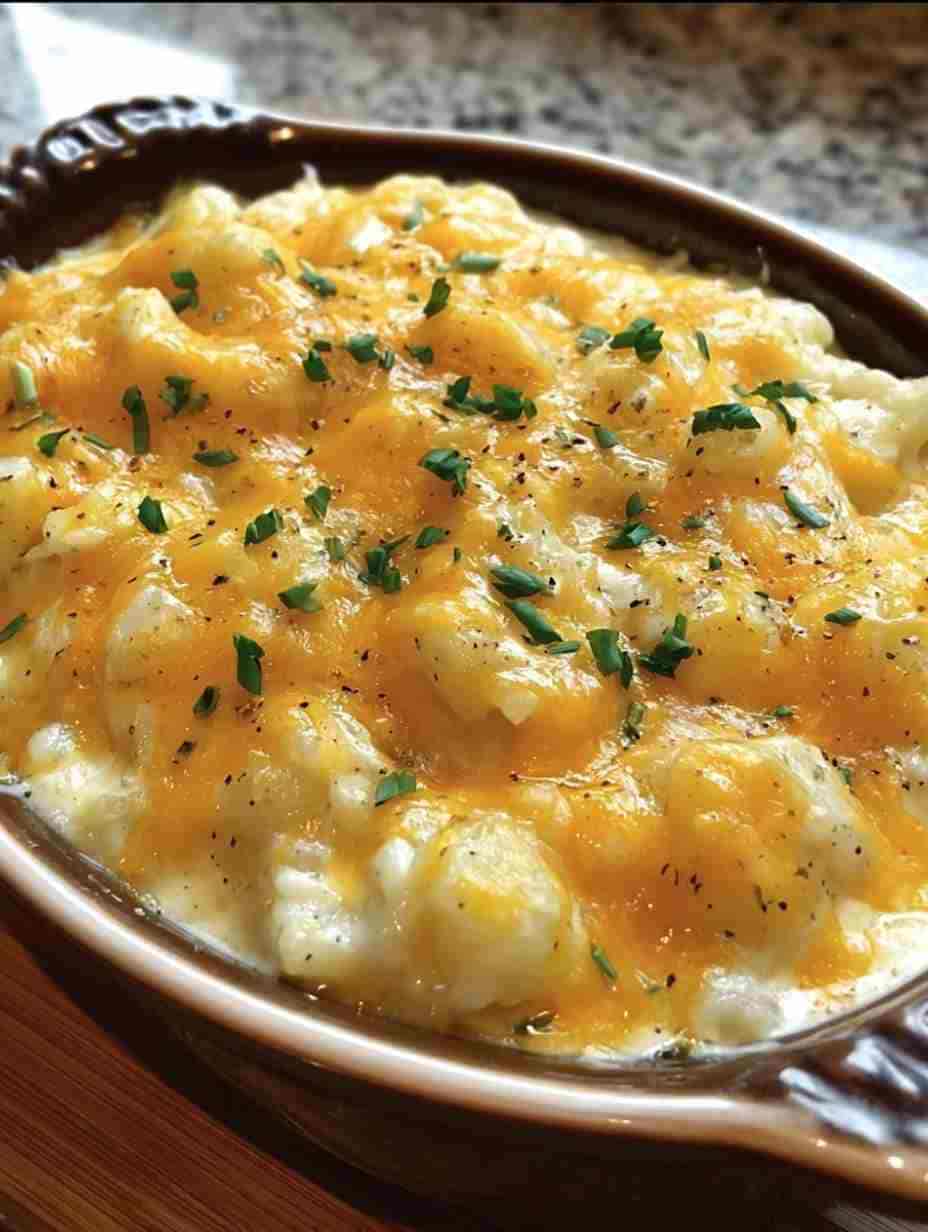 Crockpot Cheesy Potatoes Easy Slow Cooker Recipe