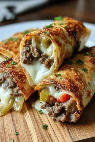 Keto Philly Cheesesteak Roll Ups Low Carb Recipe