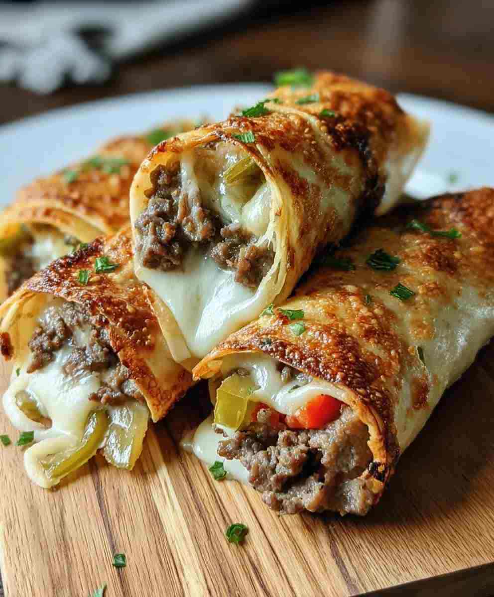 Keto Philly Cheesesteak Roll Ups Low Carb Recipe