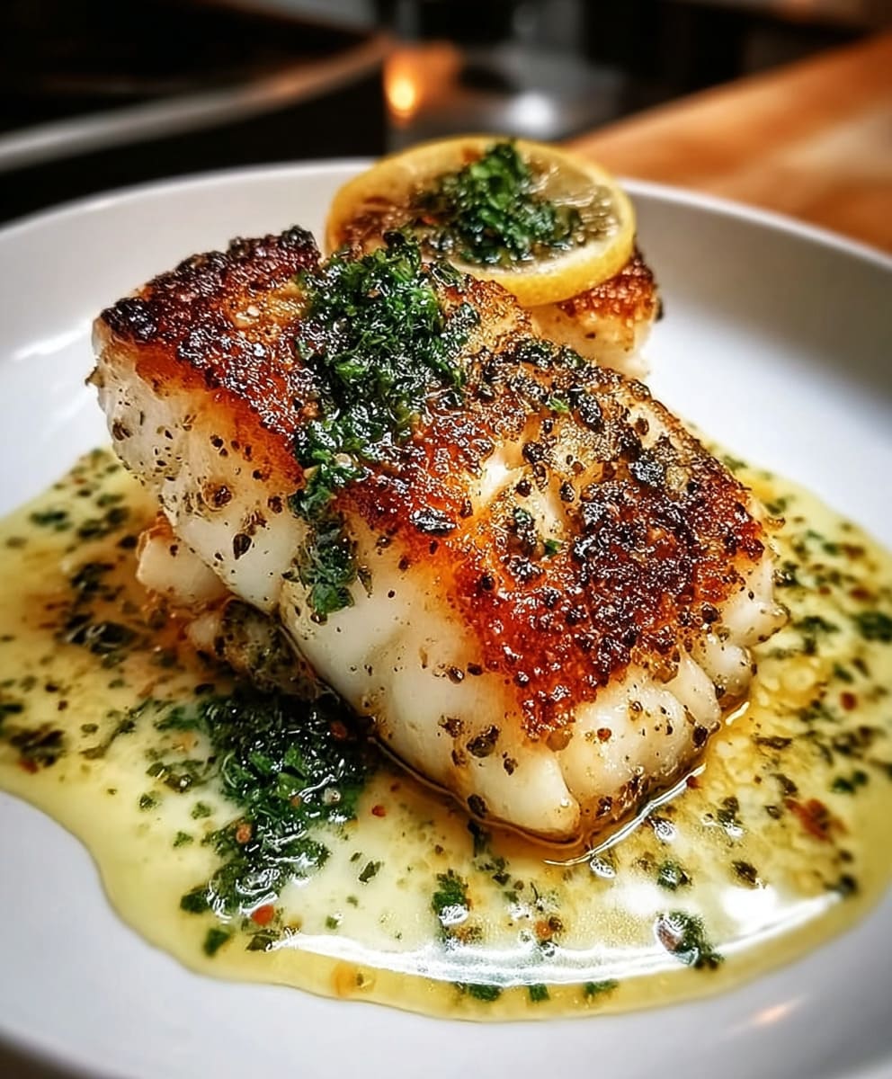 Lemon Garlic Butter Cod