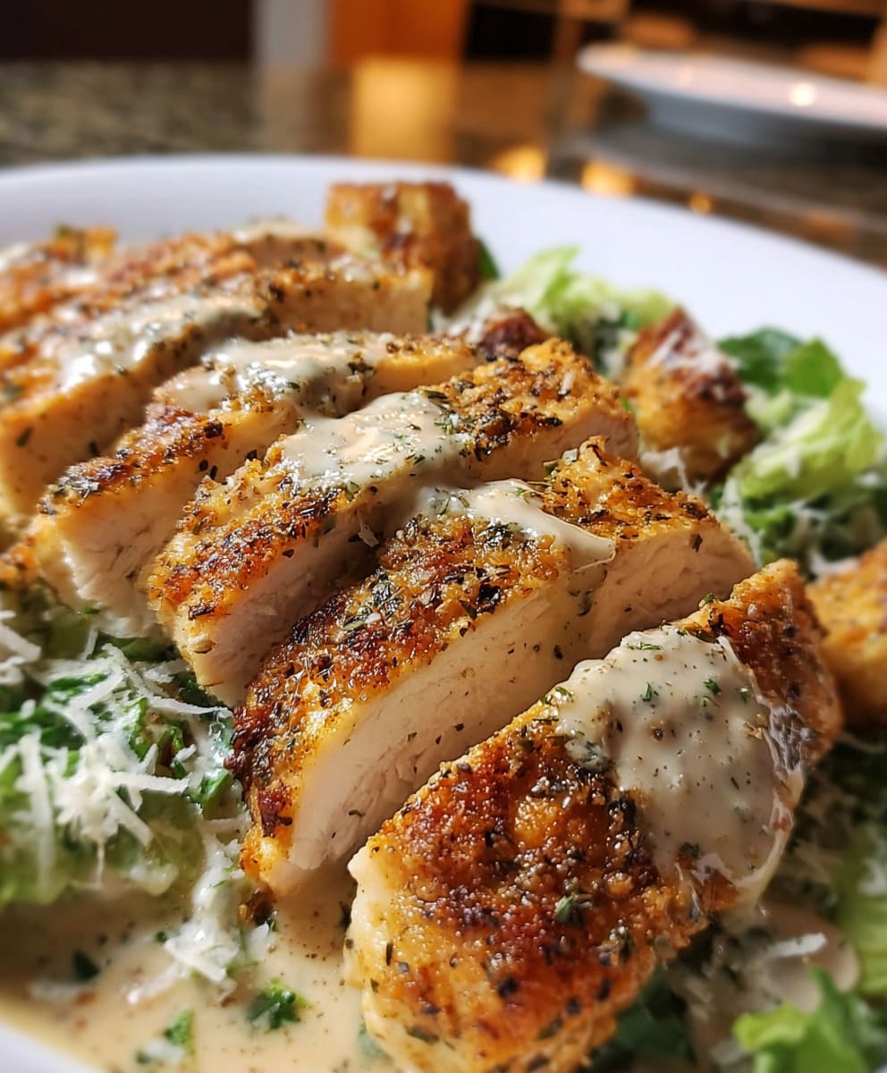 Melt In Your Mouth Caesar Chicken