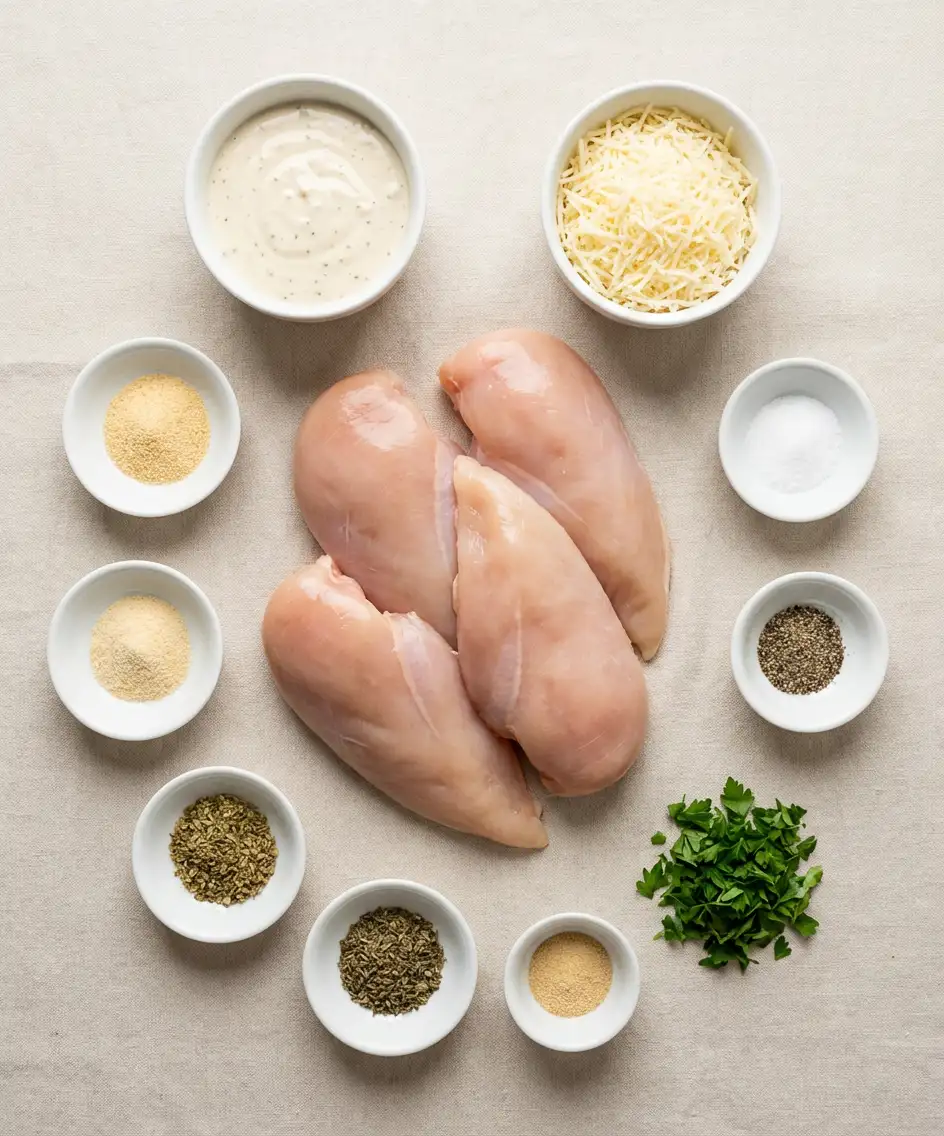 Melt In Your Mouth Caesar Chicken ingredients