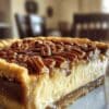 Pecan Cheesecake Pie Creamy Southern Favorite