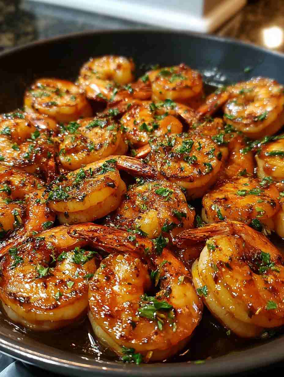 Sweet and Savory Honey Butter Old Bay Shrimp