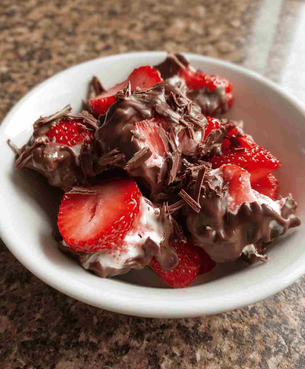 Chocolate Strawberry Yogurt Clusters Recipe