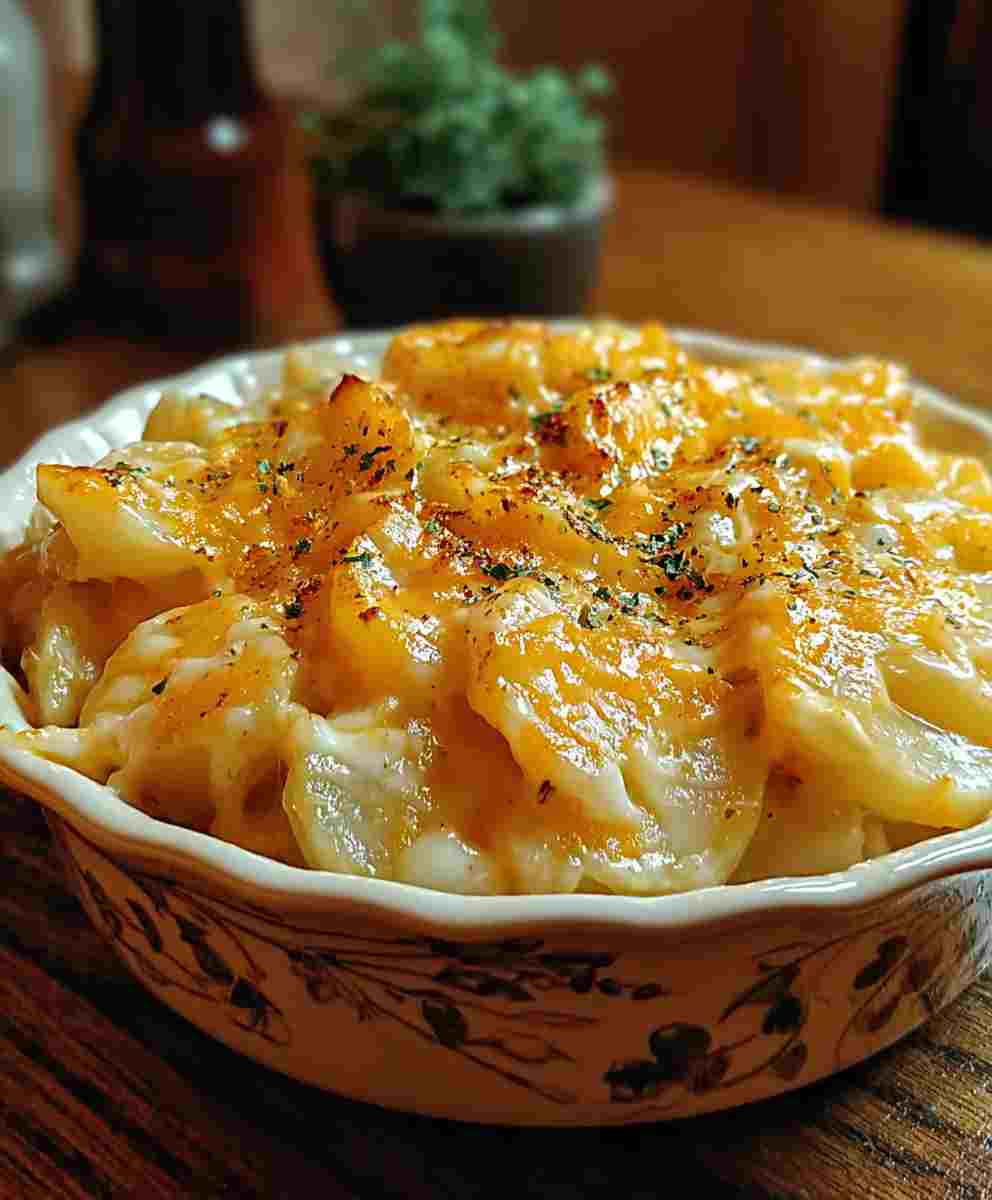 Easy Crockpot Cheesy Potatoes
