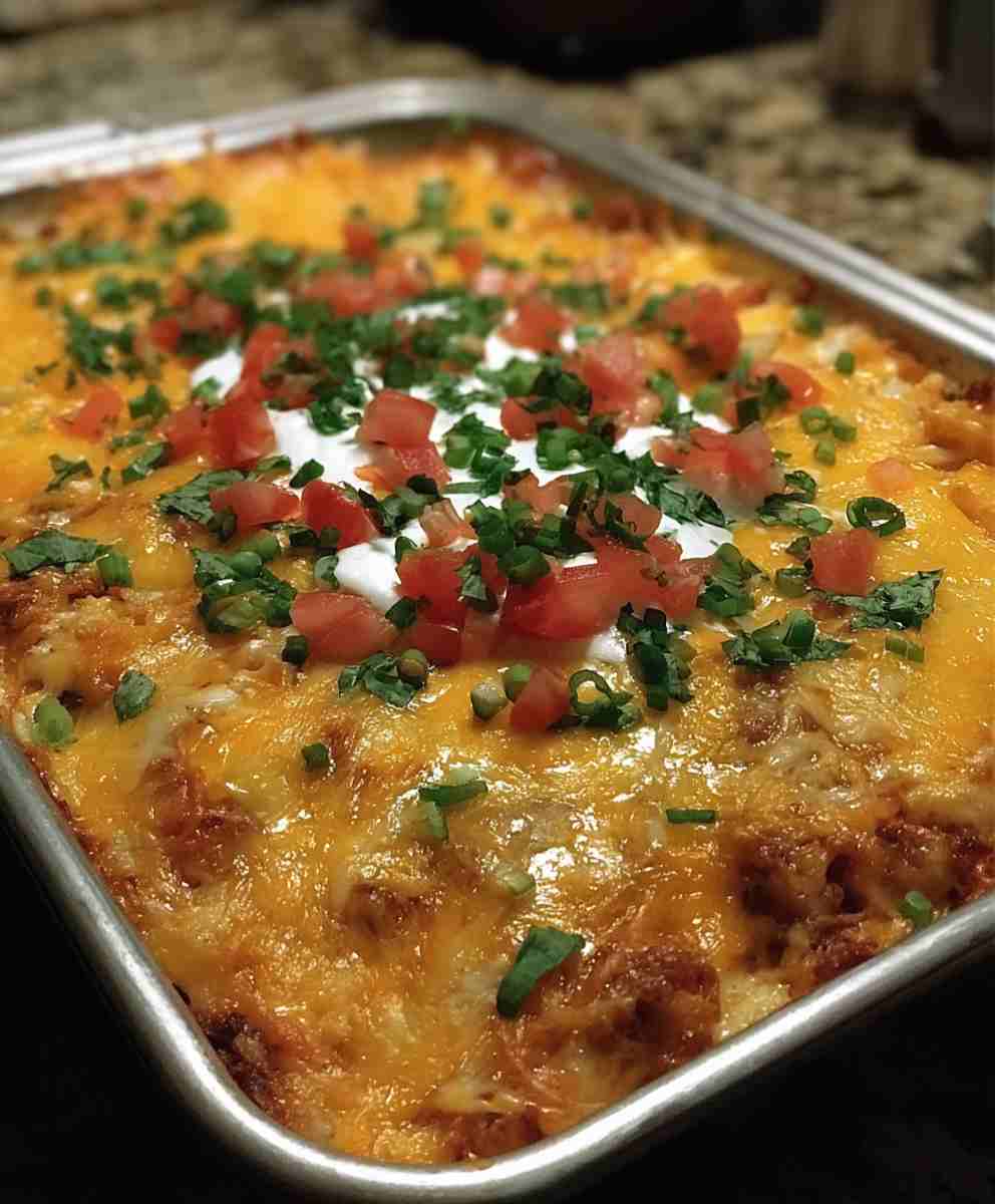 Mexican White Trash Casserole  Easy Cheesy Dinner