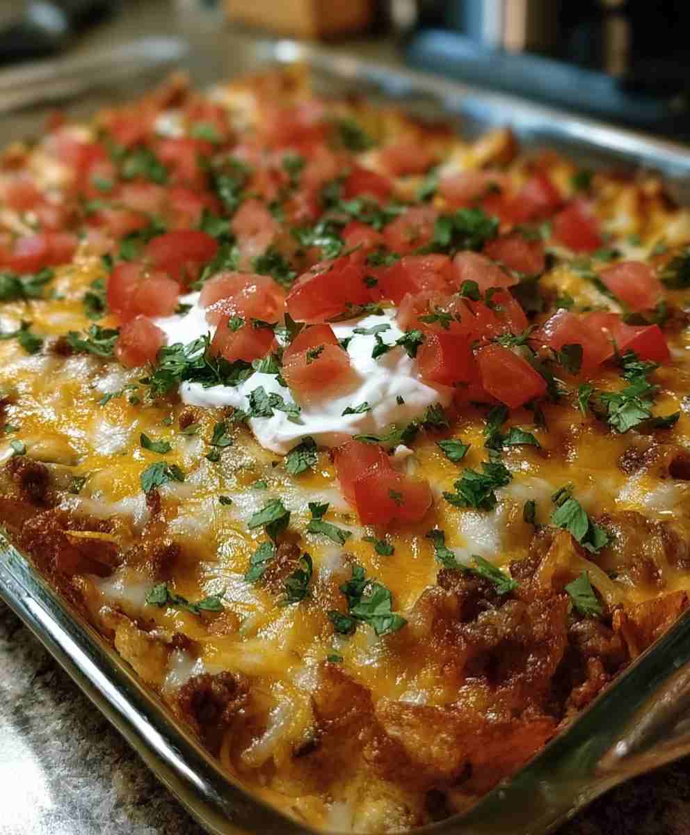 Mexican White Trash Casserole Easy Cheesy Dinner