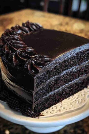 Black Velvet Cake Recipe Moist Dramatic Dessert