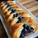 Blueberry Puff Pastry Braid Recipe