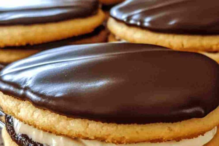 Boston Cream Pie Cookies