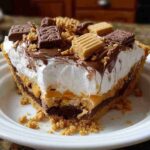 Butterfinger Peanut Butter Cream Pie Easy No Bake