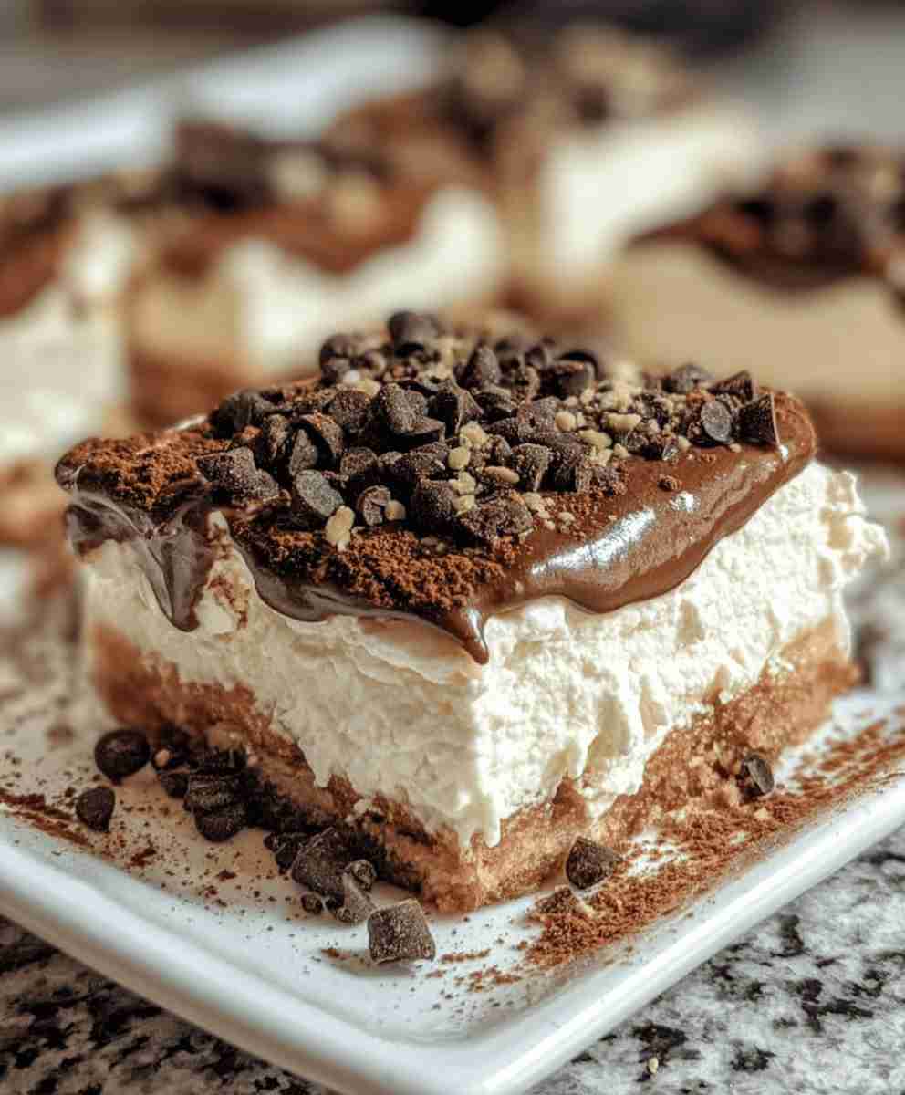 Cannoli Cheesecake Bars Recipe