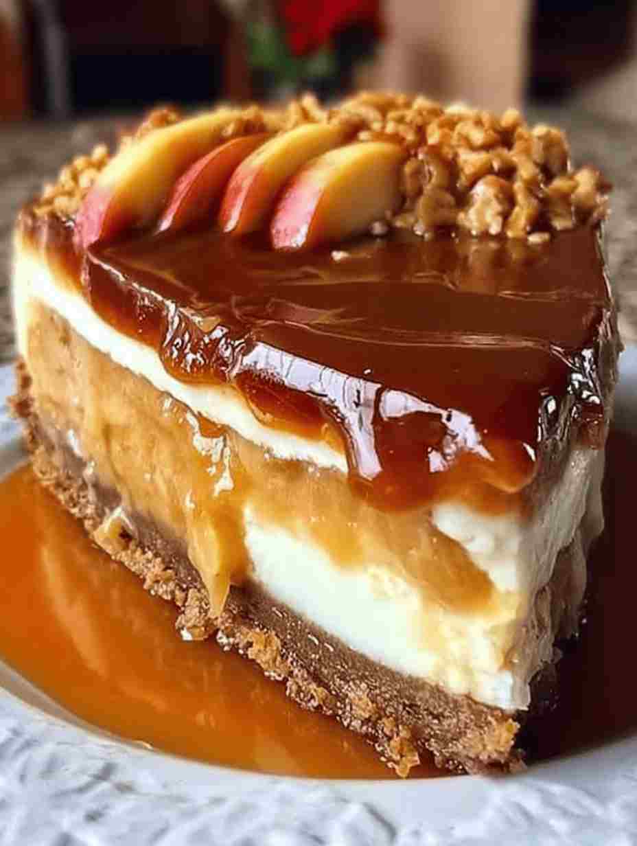 Caramel Apple Cheesecake