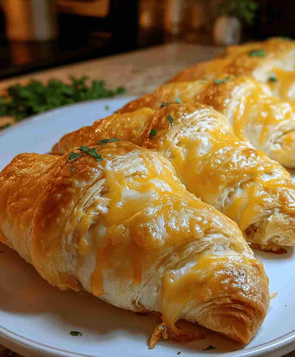 Cheesy Chicken Crescent Rolls  Easy Comfort Food Recipe
