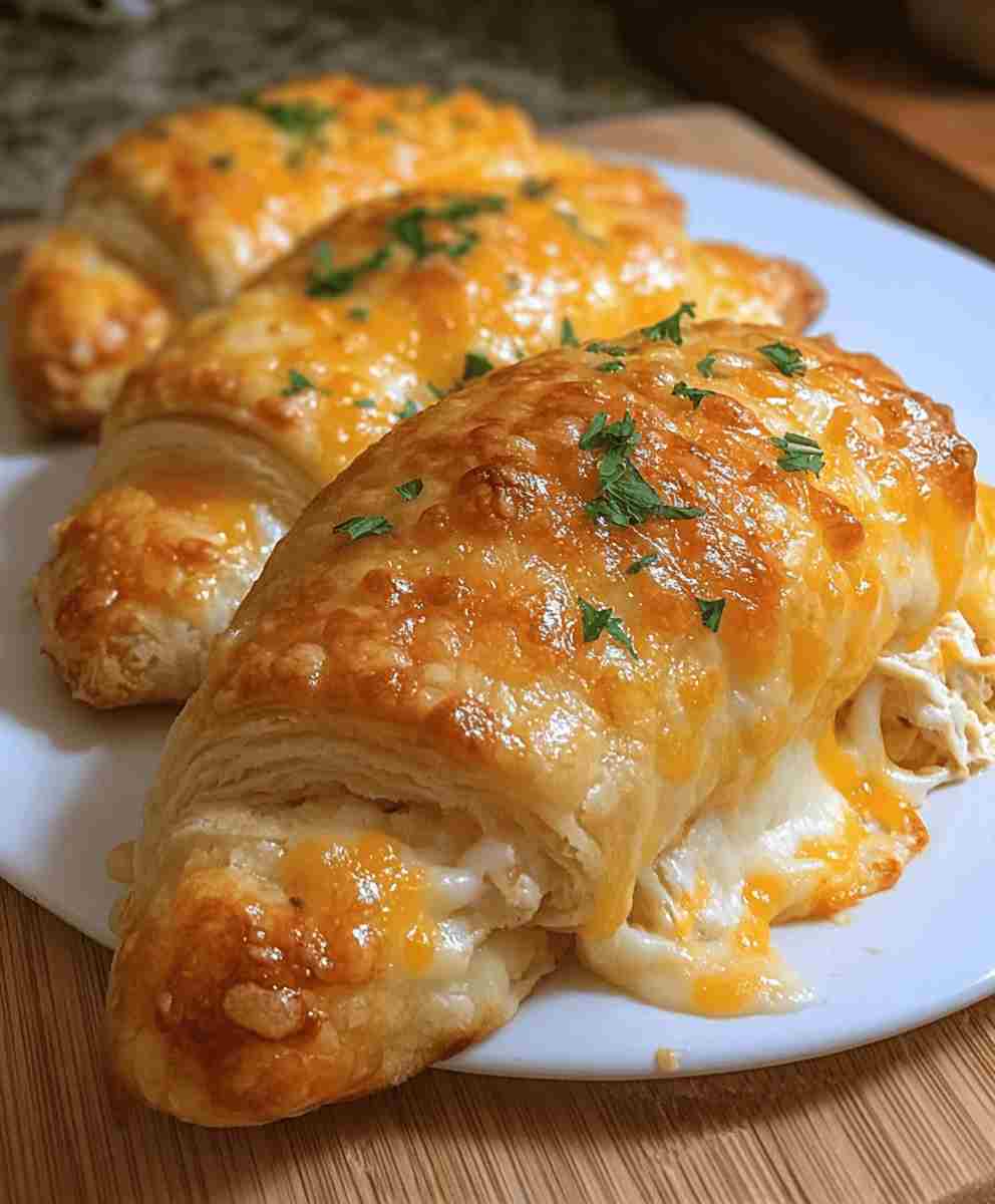 Cheesy Chicken Crescent Rolls Easy Comfort Food Recipe