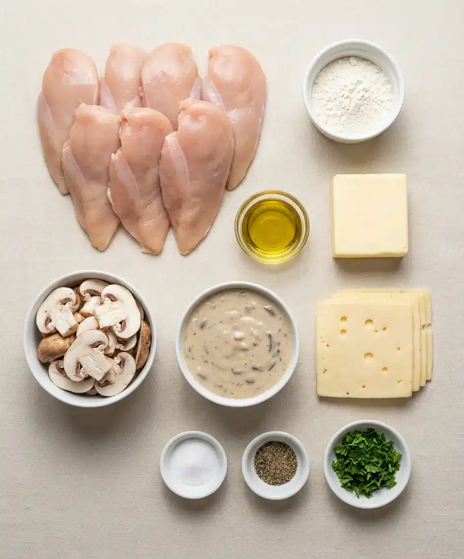 Cheesy Chicken Gloria Casserole ingredients