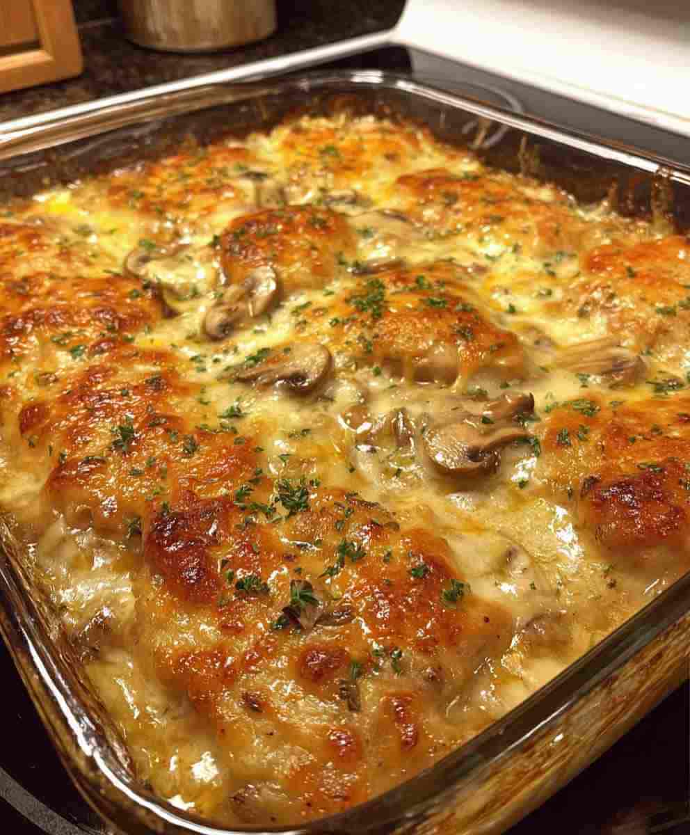 Cheesy Chicken Gloria Casserole