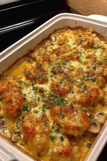 Cheesy Chicken Gloria Casserole