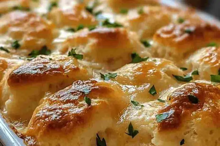 Chicken Bubble Biscuit Bake Casserole