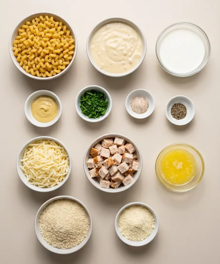 Chicken Cordon Bleu Casserole Easy Comfort Food ingredients