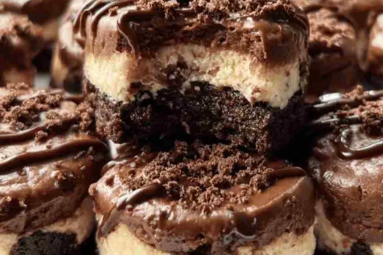 Choco Cheesecake Cookie Bites Mini Dessert Recipe