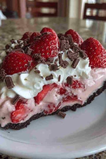 Chocolate Covered Strawberry Pie Recipe