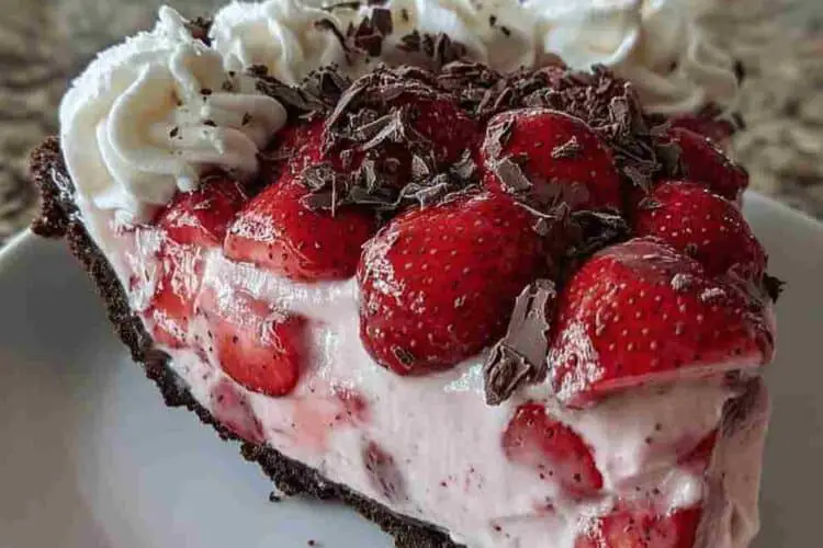 Chocolate Covered Strawberry Pie Recipe