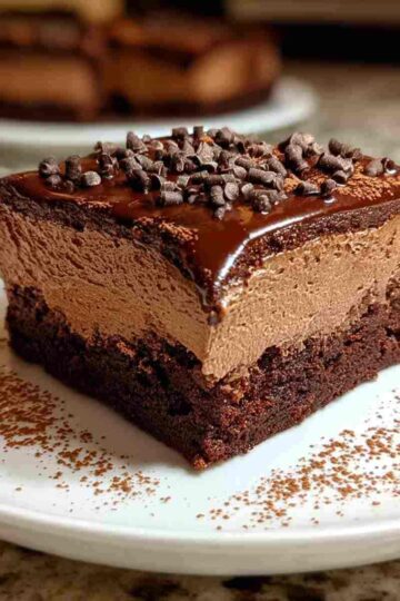 Chocolate Mousse Brownies Decadent Easy Recipe