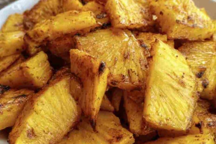 Cinnamon Air Fryer Pineapple Chips Recipe