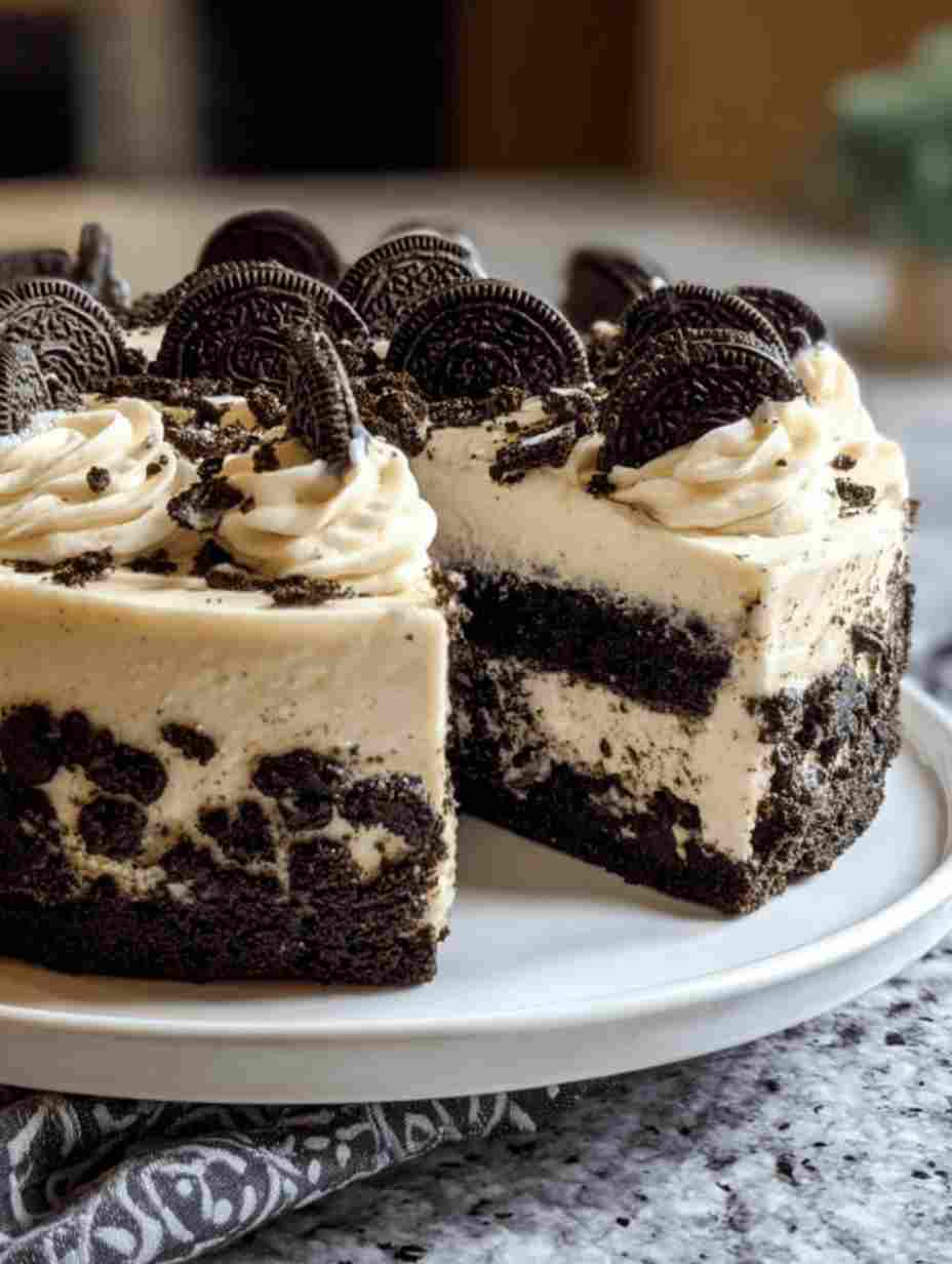 Cookies and Cream Oreo Cake