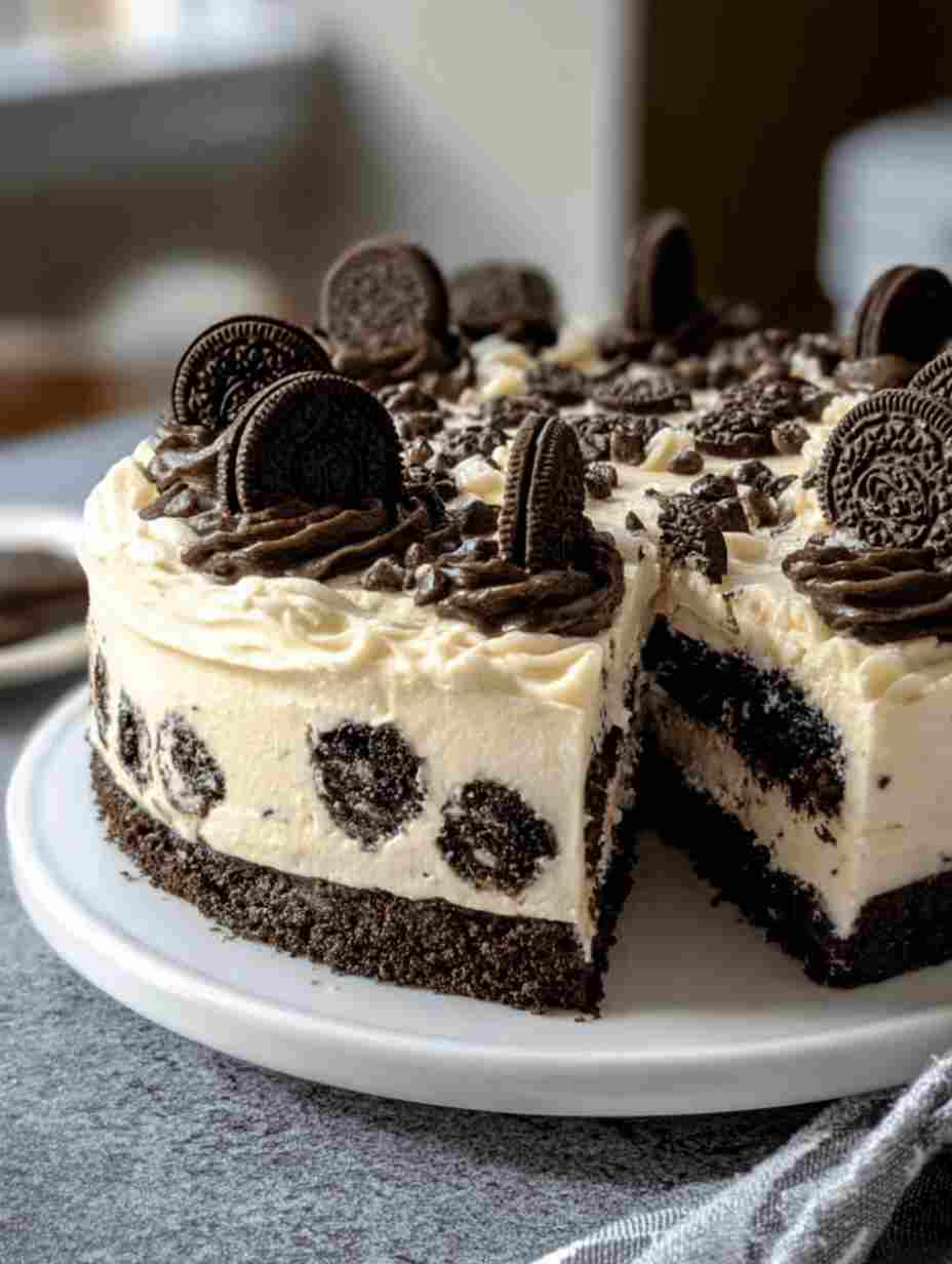 Cookies and Cream Oreo Cake