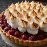 Cranberry Meringue Pie Recipe Festive Holiday Dessert