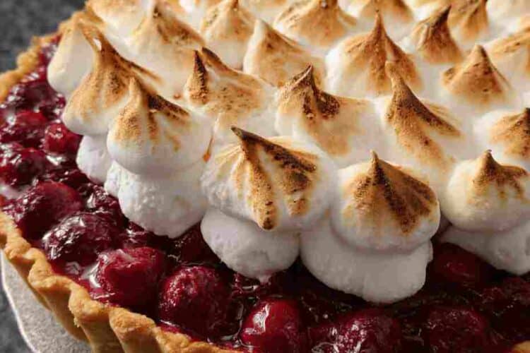 Cranberry Meringue Pie Recipe Festive Holiday Dessert