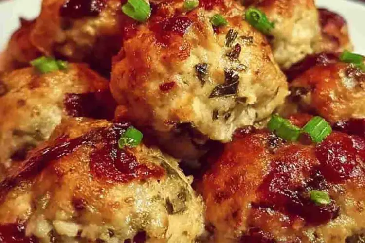 Cranberry Turkey Stuffing Balls Recipe